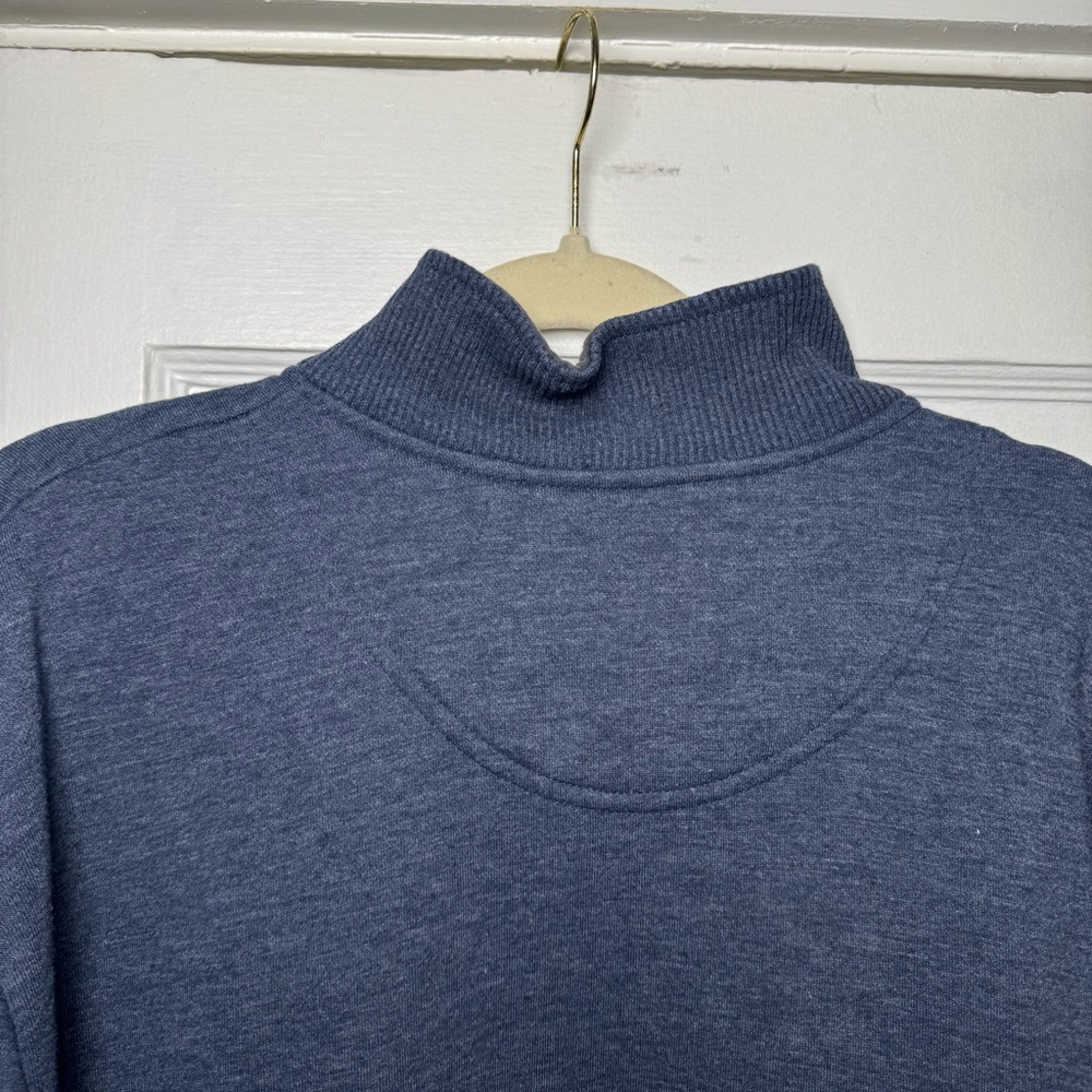 Orvis Signature Quarter Zip Snap Pullover Navy Blue XXL - Picture 9 of 13